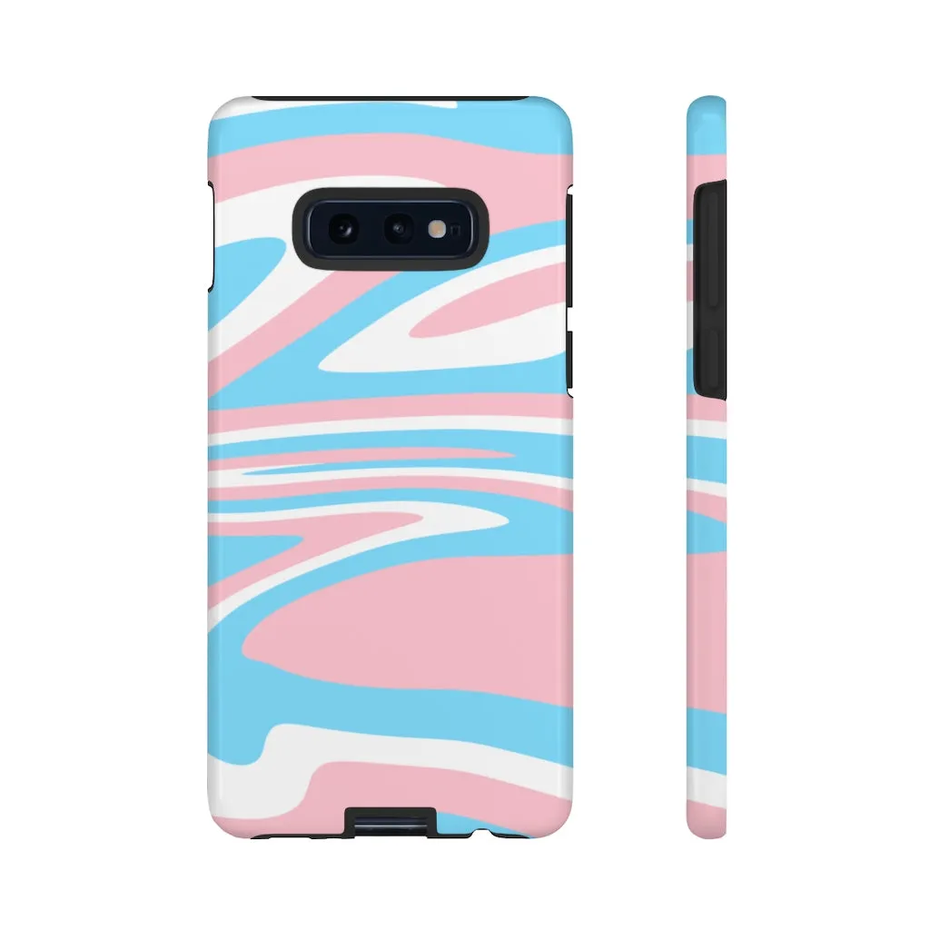 Retro Trans Flag Phone Case for Apple & Samsung