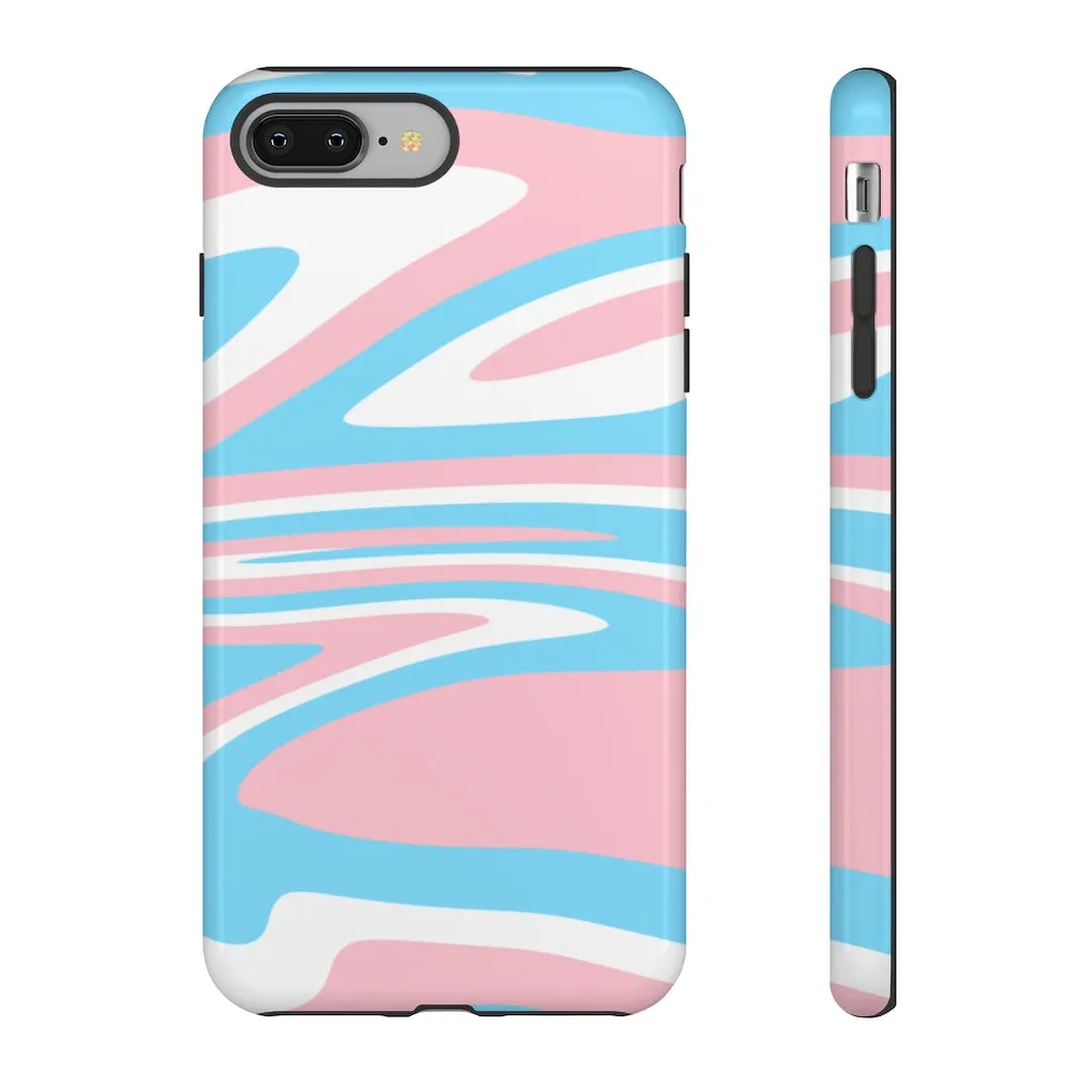 Retro Trans Flag Phone Case for Apple & Samsung