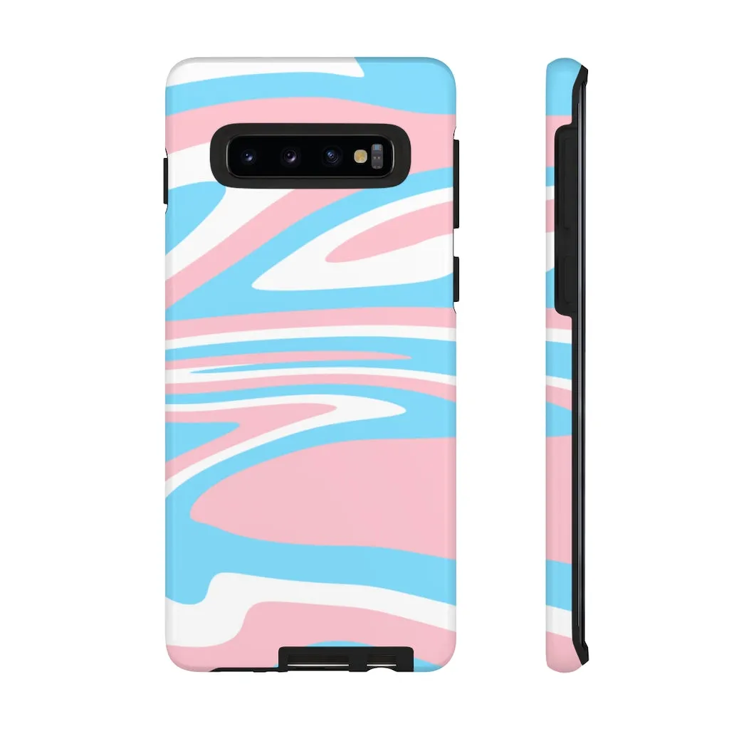 Retro Trans Flag Phone Case for Apple & Samsung