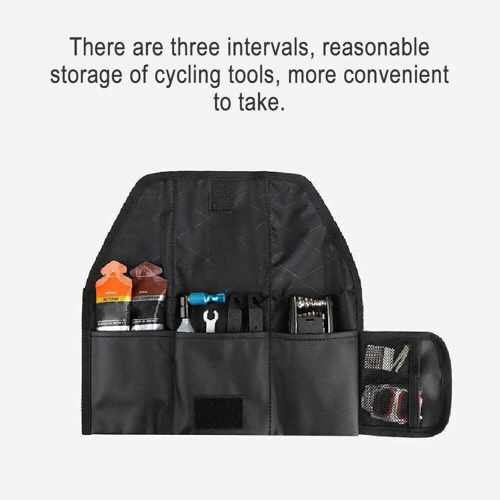 Rhinowalk Bicycle Tool Storage Bag Folding Portable Tool Bags Foldable Bag Bike Saddle Bag