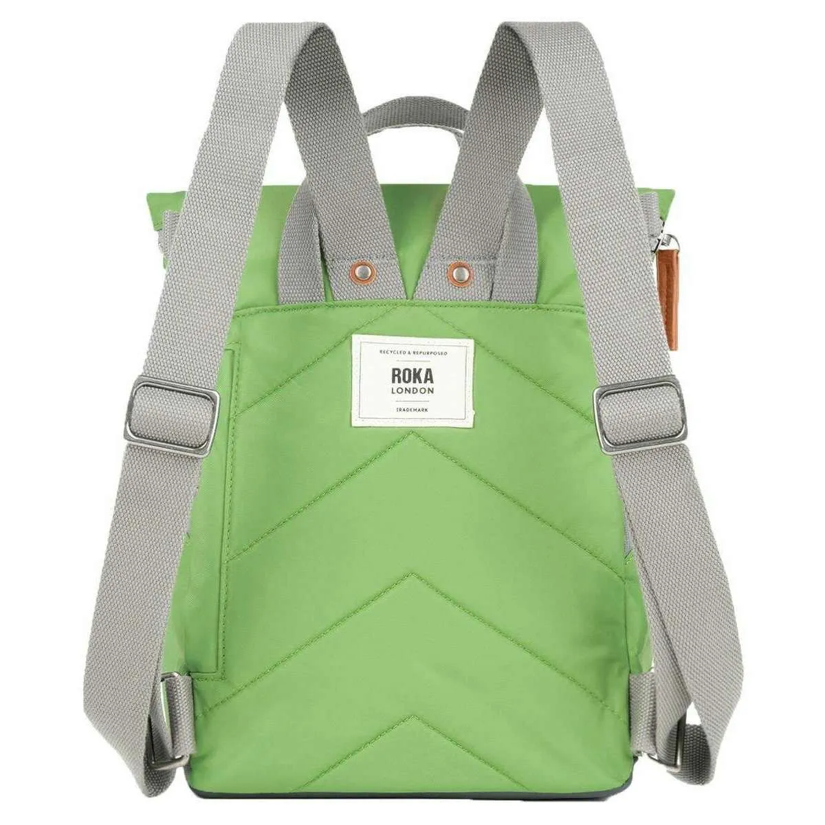 Roka Canfield B Small Recycled Nylon Backpack - Kiwi Green