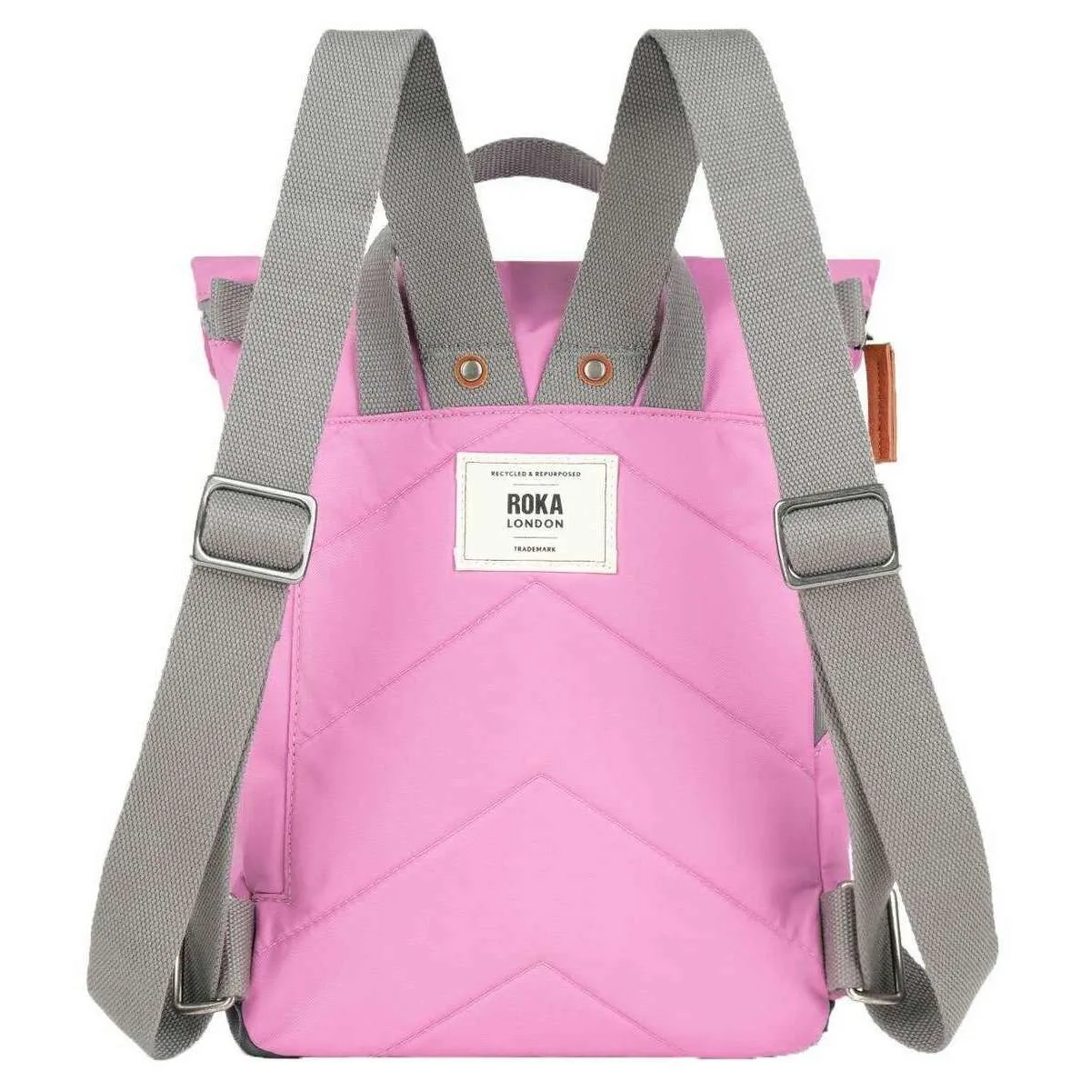 Roka Canfield B Small Recycled Nylon Backpack - Orchid Pink