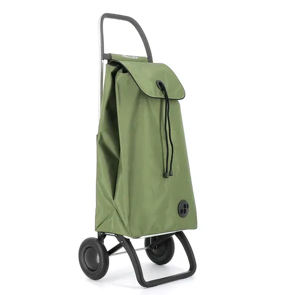 Rolser NEW I-Max MF Convert 2 Wheel Folding Shopping Trolley - Olive