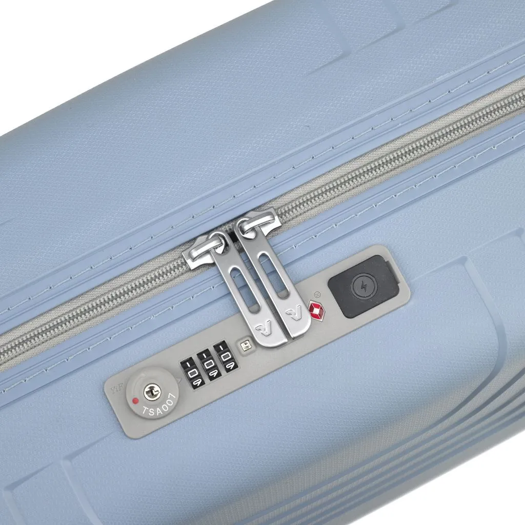 Roncato Ypsilon Carry On 55cm Hardsided Spinner Suitcase Pale Blue