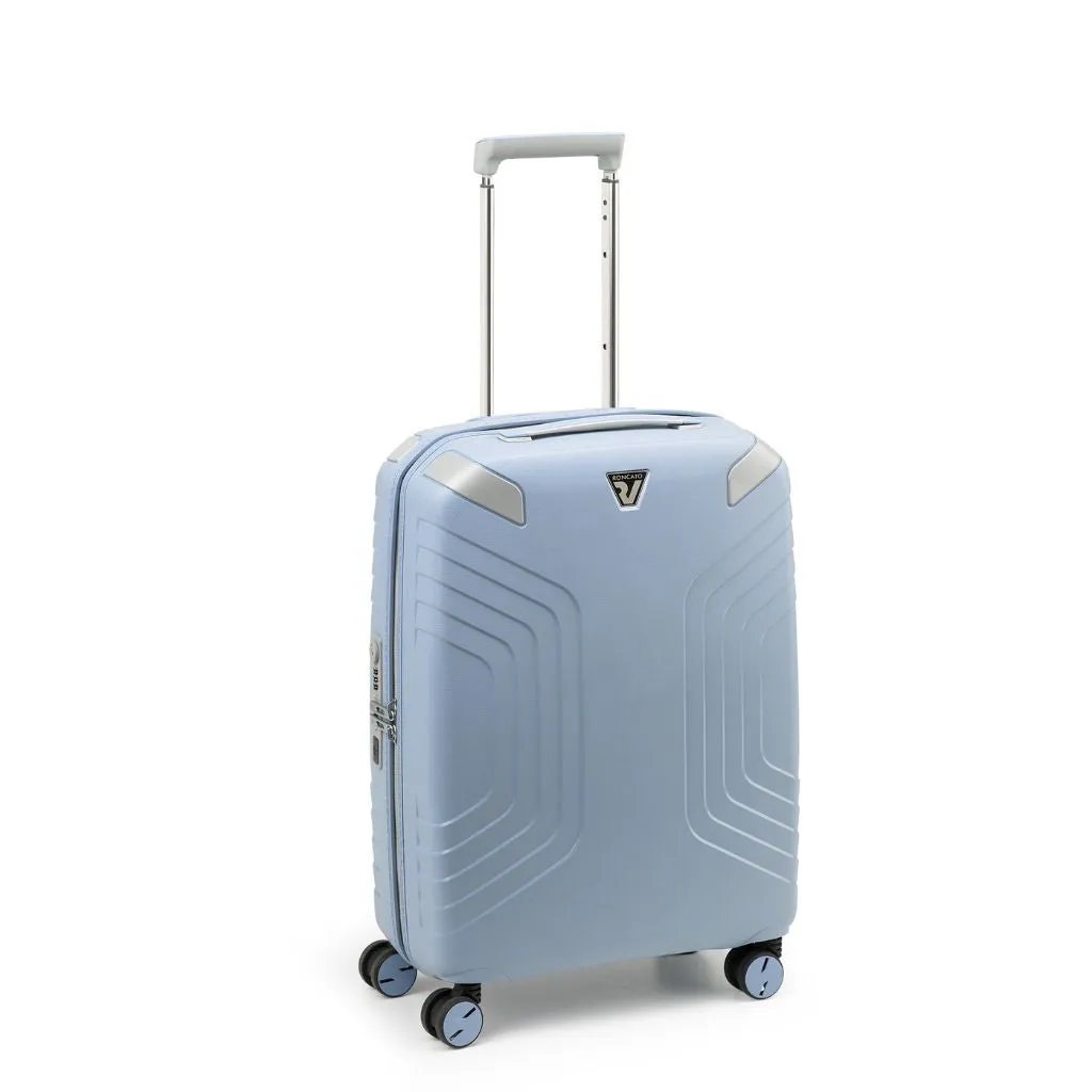 Roncato Ypsilon Carry On 55cm Hardsided Spinner Suitcase Pale Blue