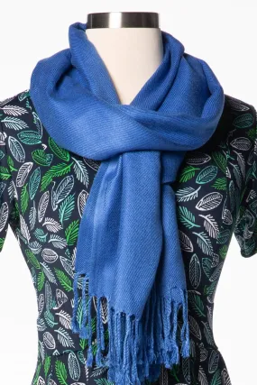 Royal Blue Pashmina Scarf