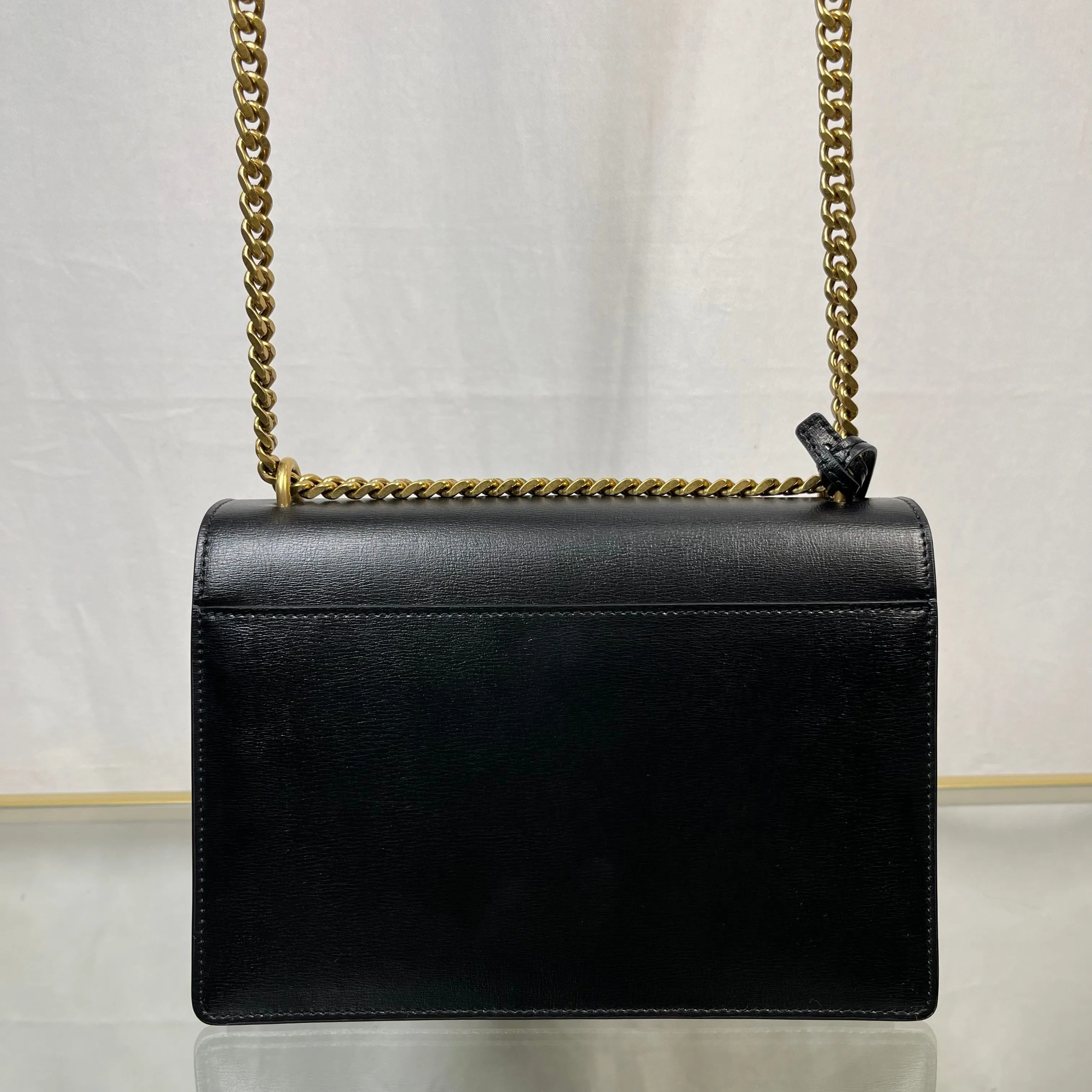 SAINT LAURENT Sunset Medium Black Crossbody