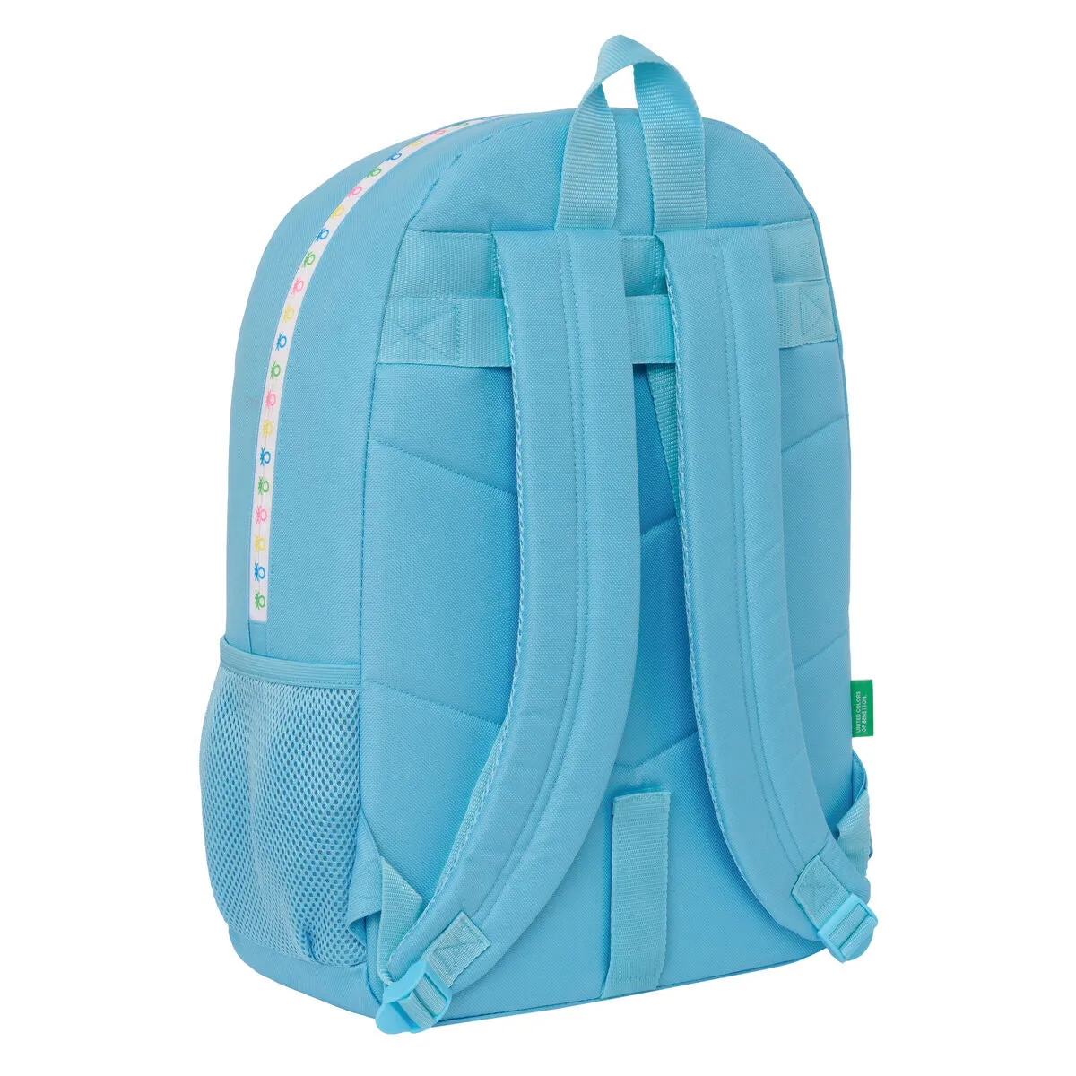 School Bag Benetton Spring Celeste 30 x 46 x 14 cm