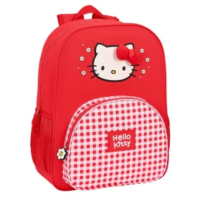 School Bag Hello Kitty Spring Red (33 x 42 x 14 cm)