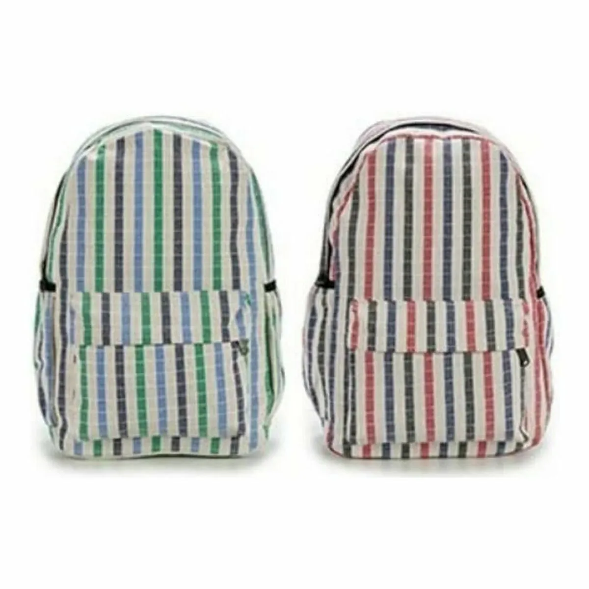 School Bag Stripes Multicolour 13 x 45 x 31 cm 12 Units