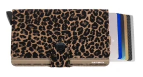 Secrid Mini Wallet Leopard Beige