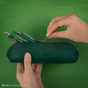 Slytherin PU Leather Pencil Case