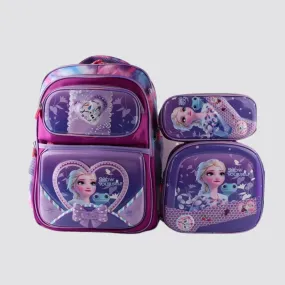 SM1702 Frozen 3-Piece Backpack Set