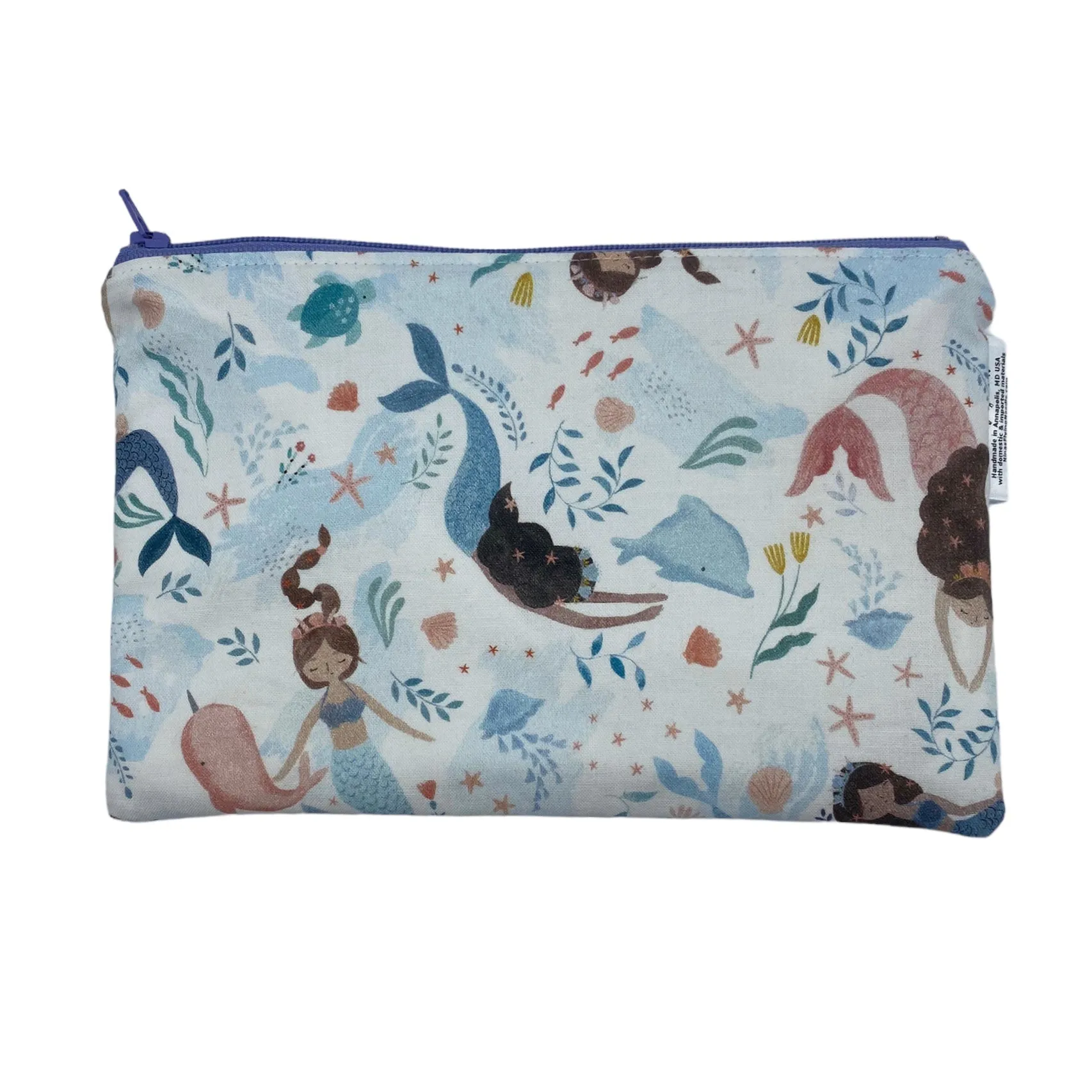 Snack Sized Reusable Zippered Bag Mermaids