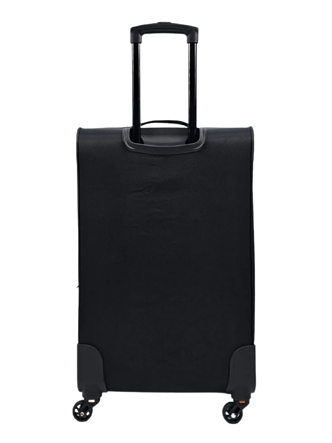 Soft Case Suitcase 4 Wheels Cabin Check In Hand Luggage Trolley Pin Combination Zipped Compartments