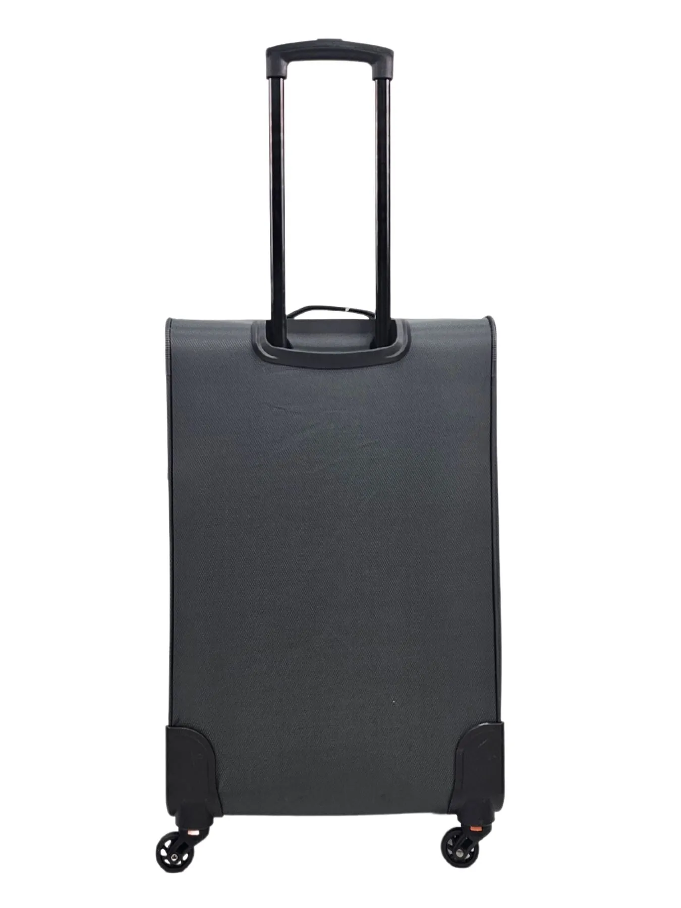 Soft Case Suitcase 4 Wheels Cabin Check In Hand Luggage Trolley Pin Combination Zipped Compartments