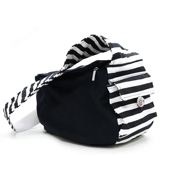 Soft Sling Dog Carrier in Black