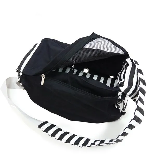 Soft Sling Dog Carrier in Black