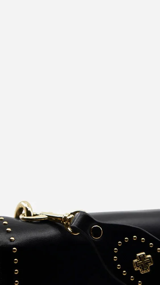 Sol Sana Flap Bag - Black/Gold