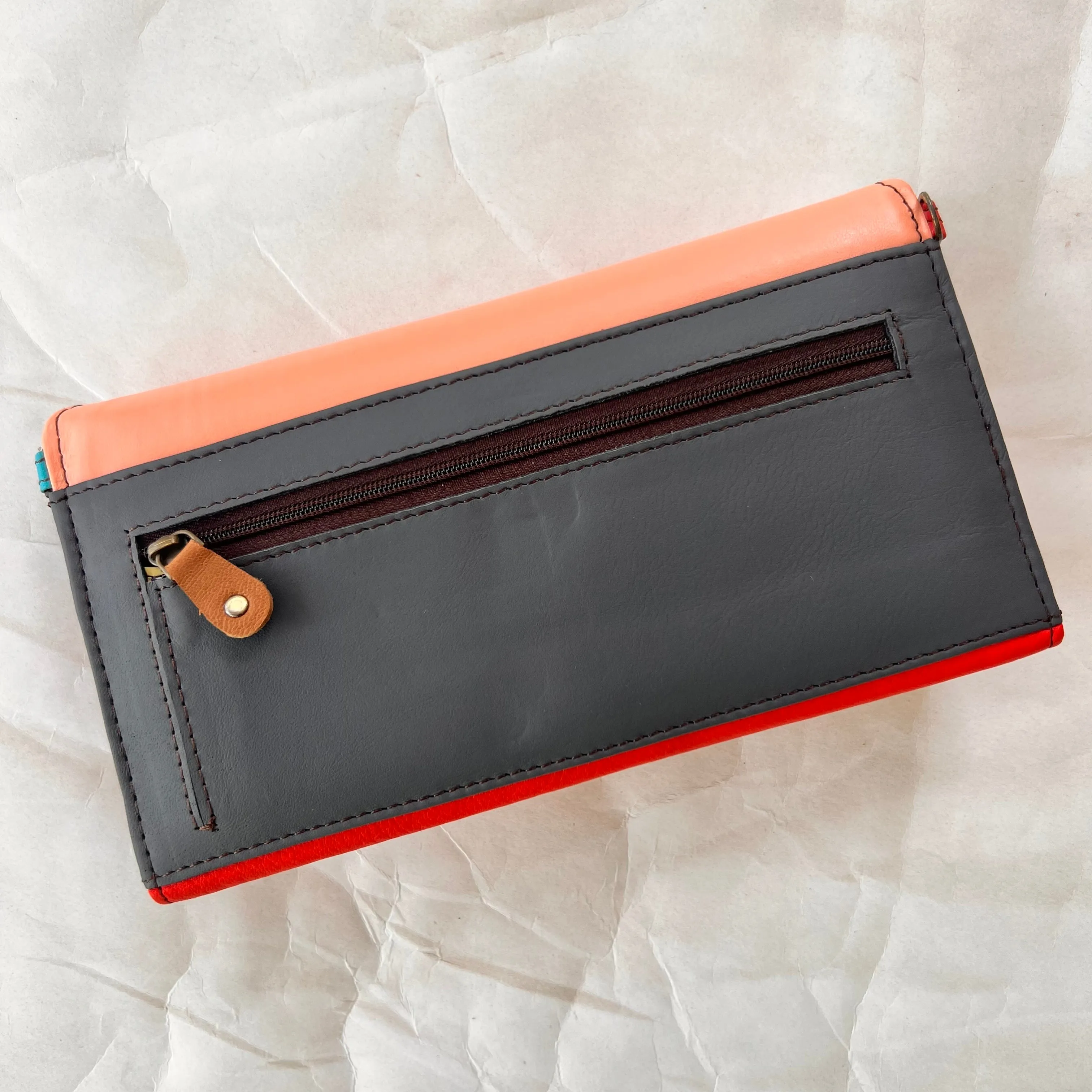 Soruka - Secret Clutch, Peach & Red