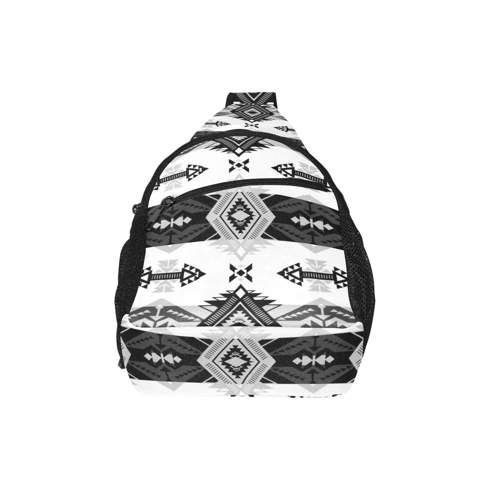 Sovereign Nation Black and White Chest Bag