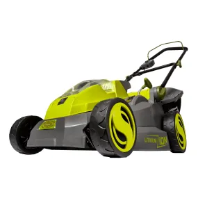 Sun Joe iON16LM-CT 40-Volt iONMAX Cordless Brushless Lawn Mower | 16-Inch | Tool Only