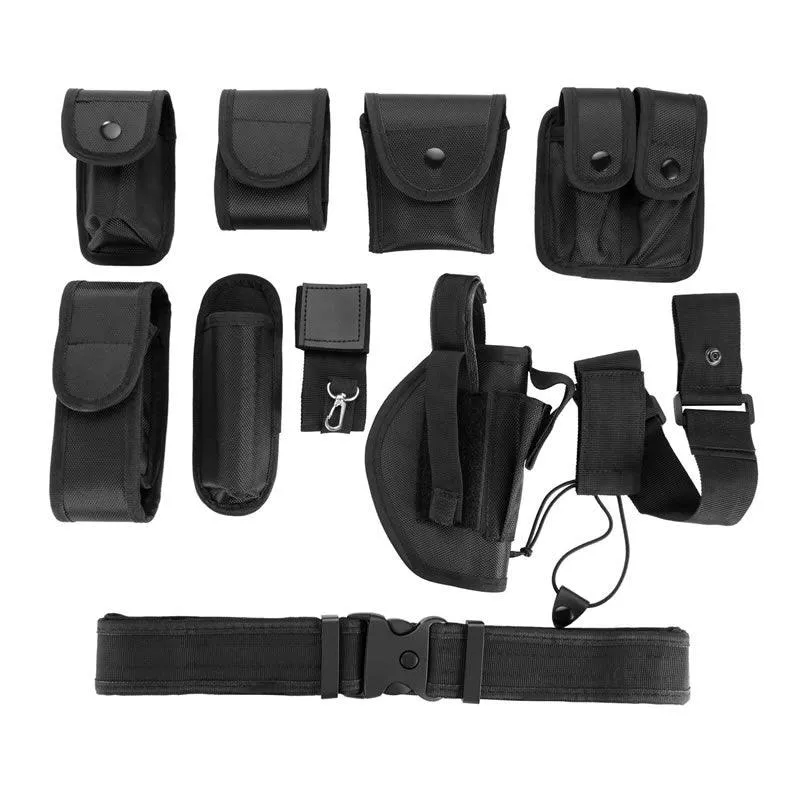 Tactical Equipment Duty Utility Kit Belt with Pouches CF-87