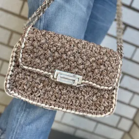 The Crocheted Flap Bag - Various Colors