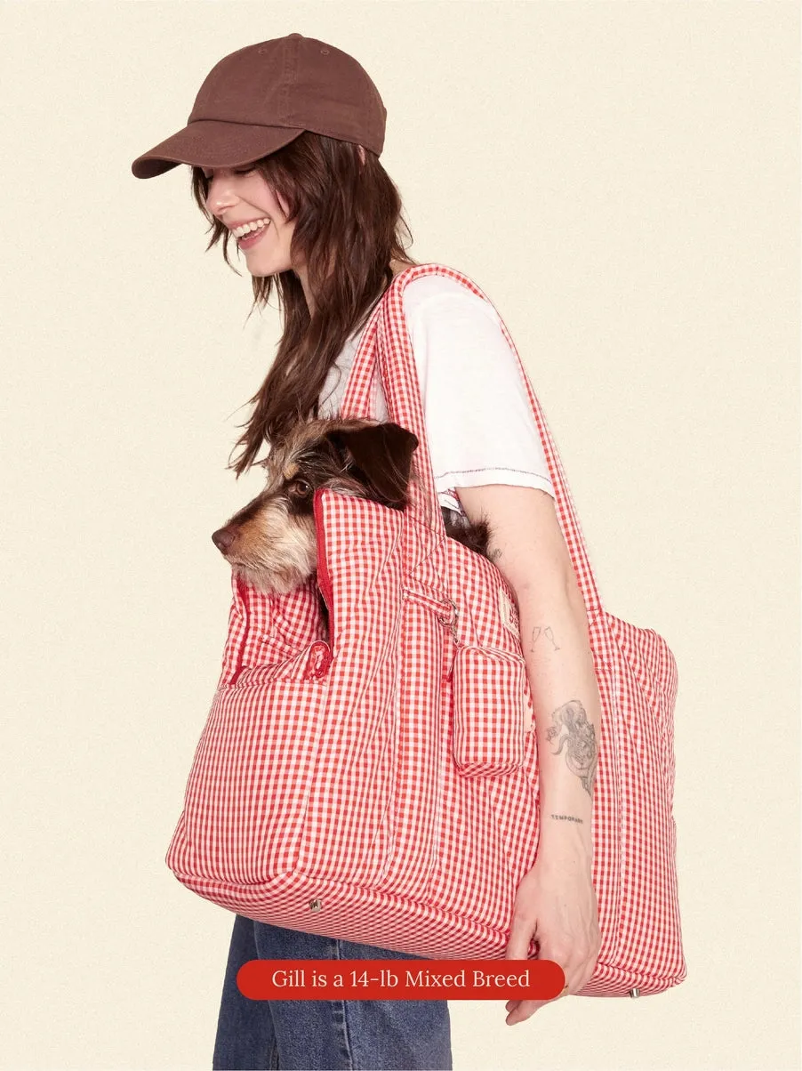 The Little Beast Dog Carrier in Strawberry