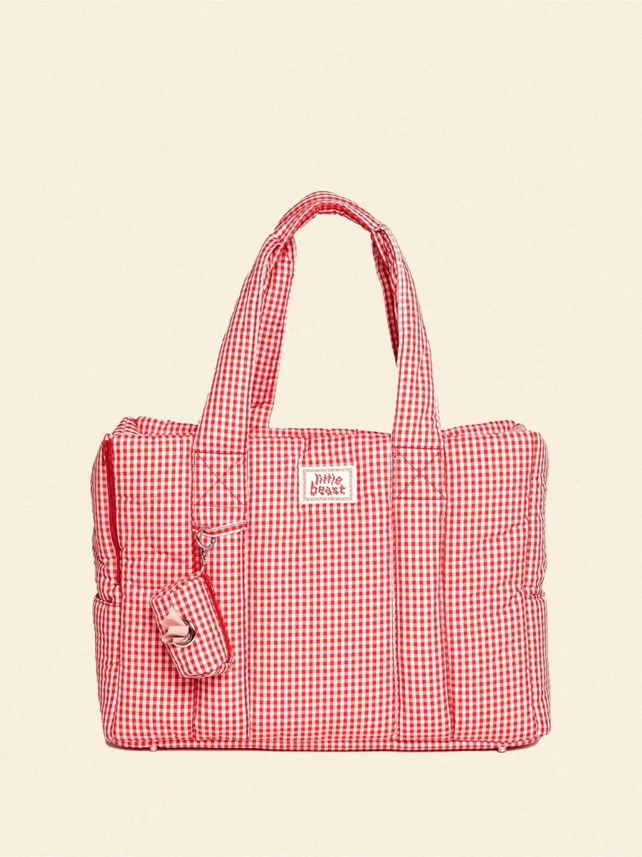 The Little Beast Dog Carrier in Strawberry