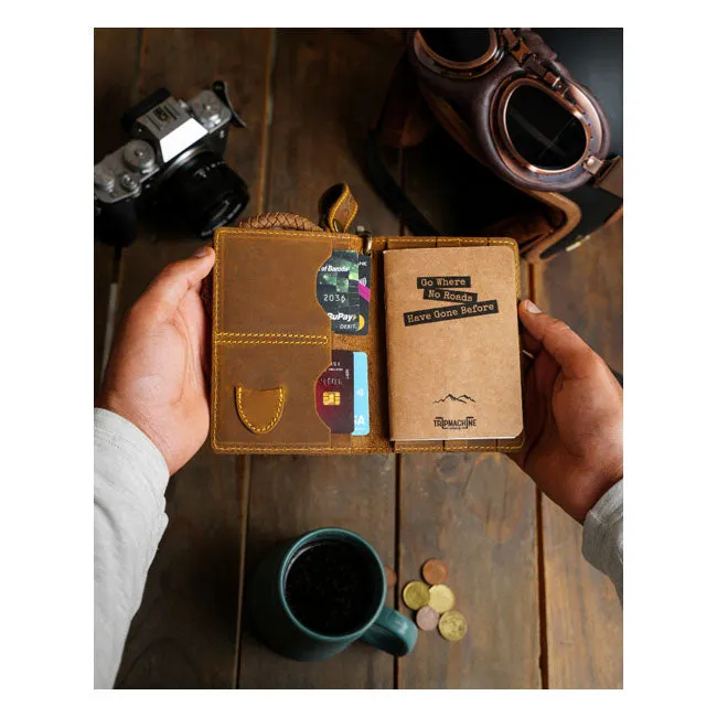 TRIP MACHINE EXPLORER WALLET - TOBACCO