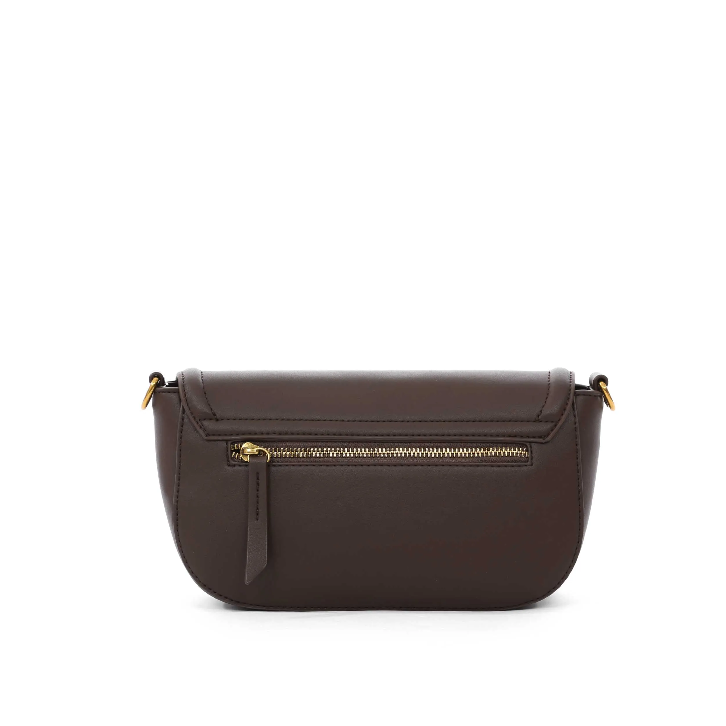 Valentino Bags Snowy RE Ladies Flap Bag in Brown