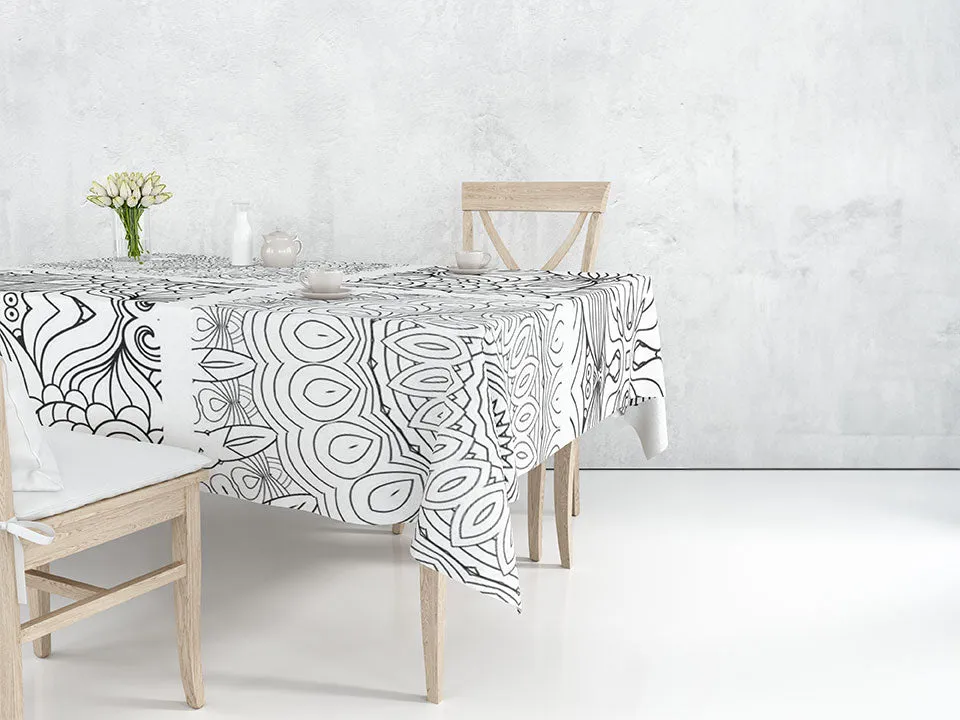 Washable Coloring Tablecloth