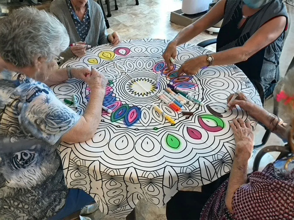 Washable Coloring Tablecloth