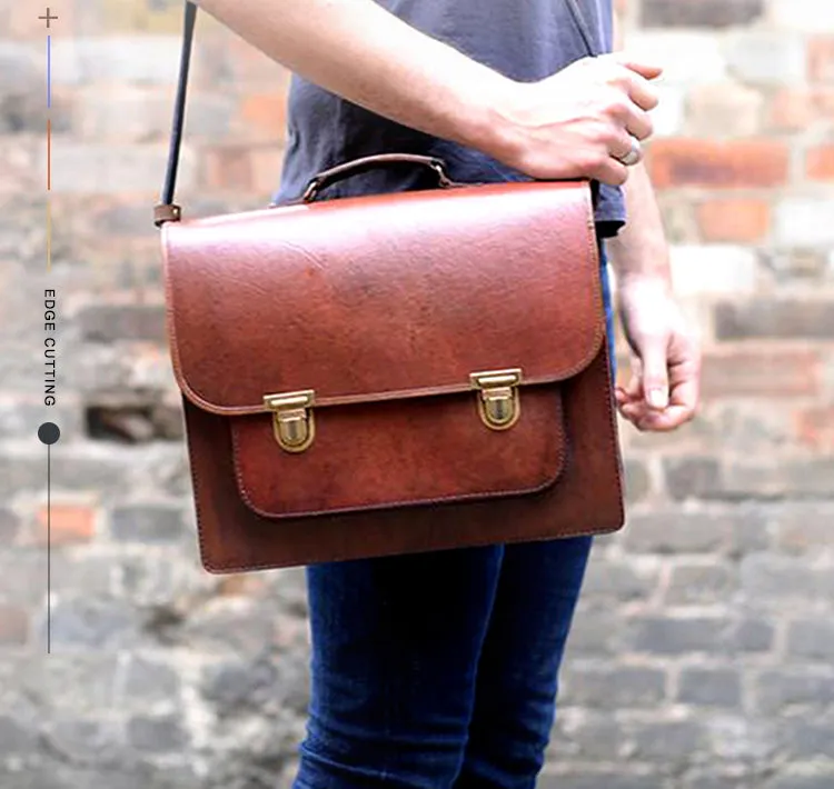 Women Leather Satchel Side Bag Pattern Leather Pattern School Shoulder Bag Leather Craft Pattern