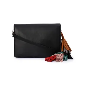 Women's Leather Cross Body Bag - PRU1396